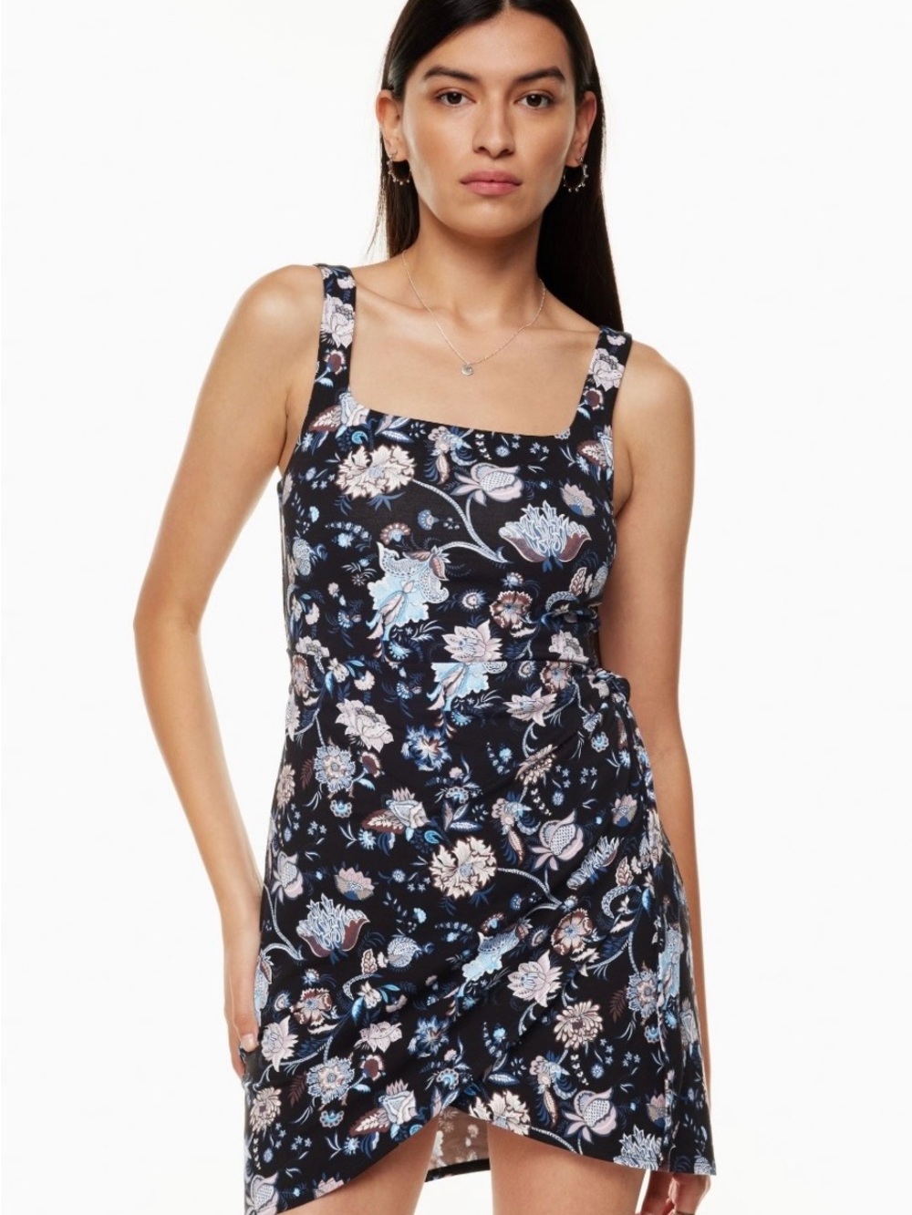 Aritzia New Saturn Wrap Mini Dress
